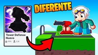 ¡ES MUY DIFERENTE ESTE TOWER DEFENSE AL RESTO pero MUY DIVERTIDO! Roblox