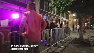 Nightlife in Portland streets 4k view