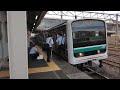 発着 e501系10両編成　普通　いわき行き