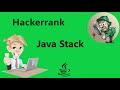 java stack hackerrank solution | Hackerrank Java | realNameHidden