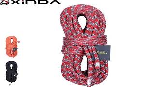 XINDA 10mm 11mm Diameter Rock Climbing Rope Static Rope 5200lbs High Strength Lanyard Safe