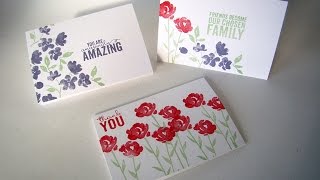 Painted Petals Note Cards