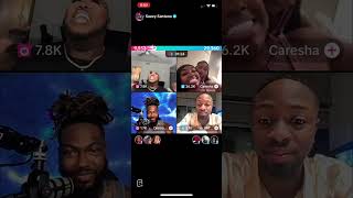 Caresha , Mitch, Nuke, and Saucy on TikTok live #yungmiami #santana #miami