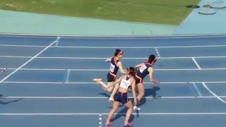 2016年度　兵庫県IH 東播地区予選　女子4×400mリレー決勝2組目