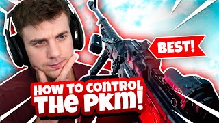 HOW TO CONTROL THE PKM RECOIL! BEST PKM CLASS SETUP (Modern Warfare Warzone)