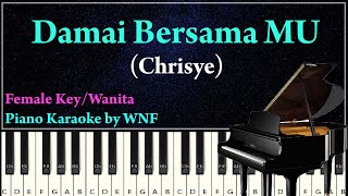 Chrisye - Damai Bersama MU Karaoke Versi Wanita