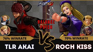 KOF XV🕹️TLR AKAI (Mature/Benimaru/Vice) vs ROCH KISS (Ryo/Hinako/Darli)🕹️Replay Match - 12/24