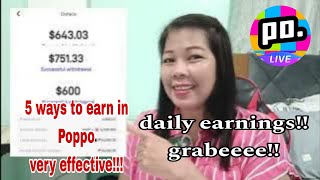5 ways para maka earn kay Poppo Live App, mga paraan kung paano mabilis maka earn,/walang puhunan!