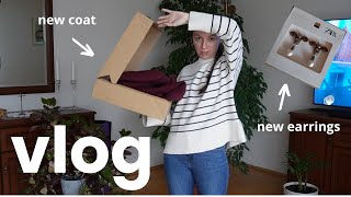 vlog// new ZARA coat, skincare & more