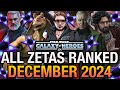 ALL ZETAS RANKED FROM BEST TO WORST DECEMBER 2024 | Zeta Order + Best Zetas for EVERY Team in SWGoH