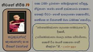 නිවනේ නිවීම 14   -  චිත්‍රපටි ලෝකය  |  රාග විරාග | ප්‍රඥා ආලෝකය  | අසංඛතය | අවිද්‍යාව සහ ආසව