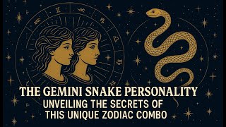 The Gemini Snake Personality: Unveiling the Secrets of This Unique Zodiac Combo