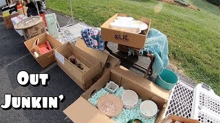 More YARD SALE Junkin' | Shop With Me + Haul | Buying A Random Assortment Of Things To Resell