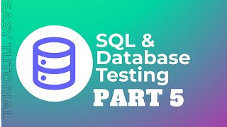 SQL & Database Testing Magnitia Part 5