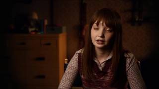 The Conjuring 2: Lauren Esposito "Margaret Hodgson" Behind the Scenes Movie Interview | ScreenSlam