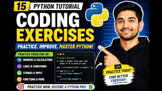 Python Coding Exercises for Beginners | Practice Python Programming Problems