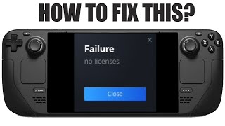 Let's fix "Failure No Licenses" Error on Steam Deck | Goldberg Emulator #steamdeck