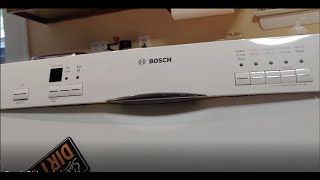 Bosch Dishwasher not getting water inside to wash dishes. How to replace the electric water valve.