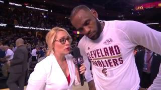 LeBron James & Kyrie Irving Postgame Interview | Game 4 Warriors vs Cavaliers |