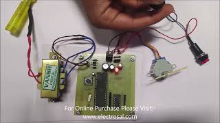 SPEED CONTROL OF STEPPER MOTOR USING 8051 MICROCONTROLLER // Engineering / electronic /diploma