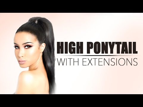 How To Do A SLEEK HIGH PONYTAIL with Volume Using Clip In Extensions How To Do A SLEEK HIGH PONYTAIL with Volume Using Clip In Extensions