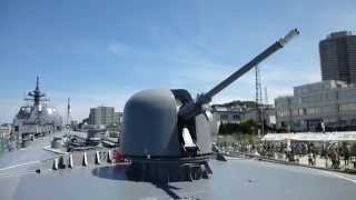 海上自衛隊･護衛艦 『ゆうぎり』 62口径76mm単装速射砲の旋回