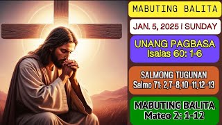 FSMJ | JANUARY 5, 2025 | DAILY MASS READING | SALITA NG DIYOS | ANG MABUTING BALITA NG PANGINOON