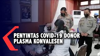 Anggota Polda NTT Penyintas Covid-19 Donor Plasma Konvalesen