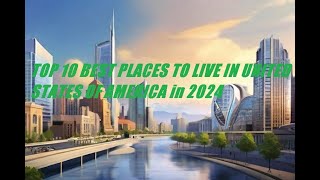 TOP 10 BEST PLACES TO LIVE IN UNITED STATES OF AMERICA in 2024🥰