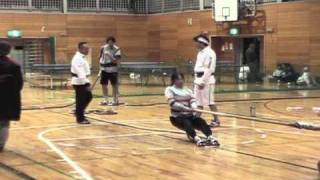 20101218 綱引練習① tug of war japan