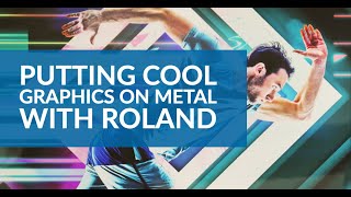 Create Ultra-Vivid Dye-Sublimated Metal Signs with Roland Texart and Chromaluxe