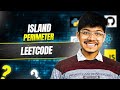 463. Island Perimeter | No BFS or DFS | With DFS | With BFS