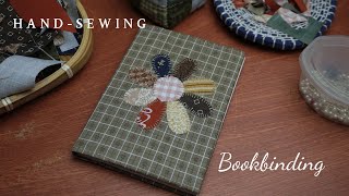 Making a notebook and sewing a simple book cover | Bookbinding | Hand-sewing | Yuu Pham