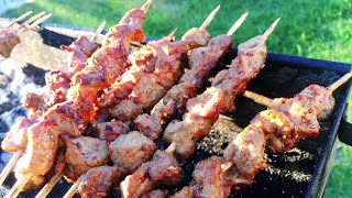 新疆羊肉串正宗做法分享 lamb skewers best recipe to share