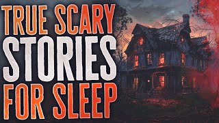 2+ Hours of True Scary Stories for Sleep | Black Screen | Rain Sound Effects | H