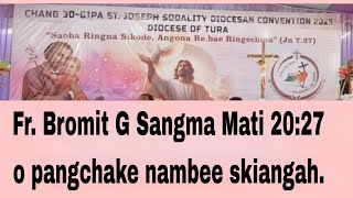 St. Joseph Sodality Convention o 5 gipa skianiko Fr Bromit Sangma skianga.