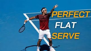 Hướng dẫn kỹ thuật giao bóng tennis Flat hiệu quả như Federer | VNTA Academy