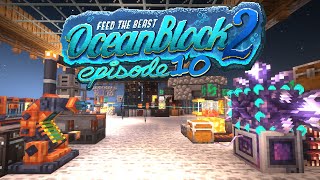 FTB OceanBlock 2 - OriTech Laser \u0026 Fluxite Ep.10 Feed the Beast Minecraft Mod Pack