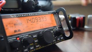 Elecraft KX2 RTTY/CW 10w QSO with LZ3CB