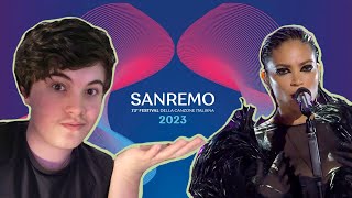 SANREMO 2023 🇮🇹 // REACTION // Elodie "Due"