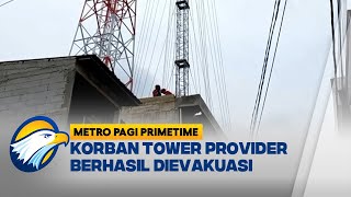 Alat Berat Dikerahkan Evakuasi Korban Beton Tower Provider [Metro Pagi Primetime]