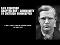 Life Together by Dietrich Bonhoeffer - Community