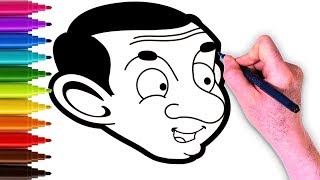 How to Draw Mr.Bean | Drawing step by step, art lesson