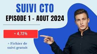 Suivi portefeuille #CTO Trade Republic - Aout 2024 - 100% #Dividendes + fichier de suivi gratuit