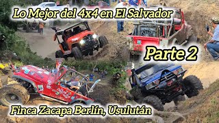 Lo Mejor del 4x4 en El Salvador. Finca Zacapa en Berlín, Usulután 2024. Parte 2