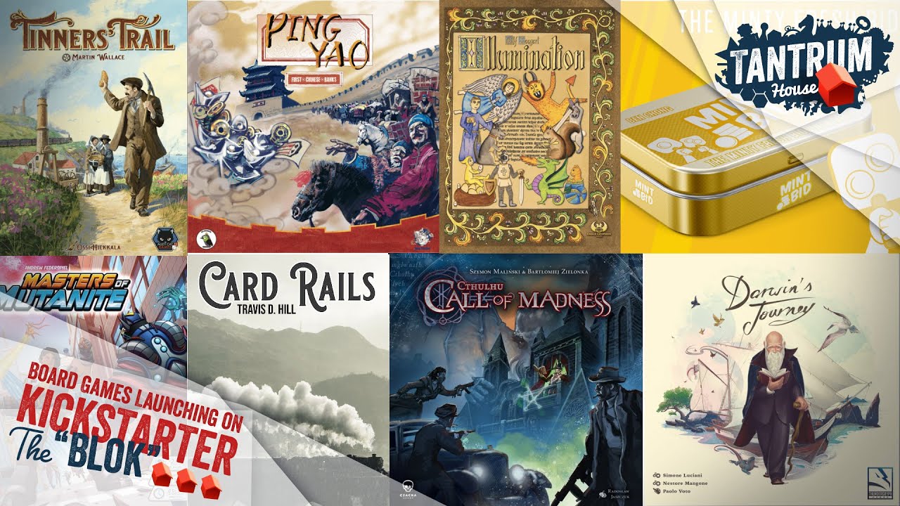 Board Games On Kickstarter January 2021 1st Half Youtube
