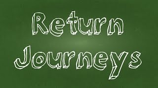 Return journeys in distance time graphs - Physics tutorial
