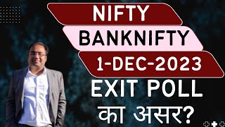 Nifty Prediction and Bank Nifty Analysis for Friday | 1 December 2023 | Bank Nifty Tomorrow