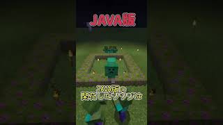 統合版とJAVA版の違い！豆知識【マイクラ】#shorts