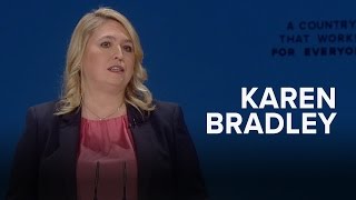 Karen Bradley: Speech to Conservative Party Conference 2016